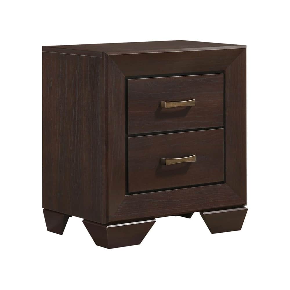 MDF Nightstand with 2 Drawers