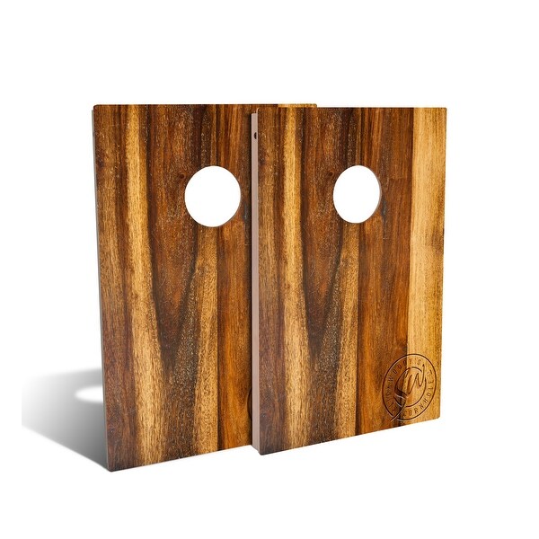 Treated Oak Cornhole Board Set (Includes 8 Bags) - N/A - On Sale - Overstock - 33862196