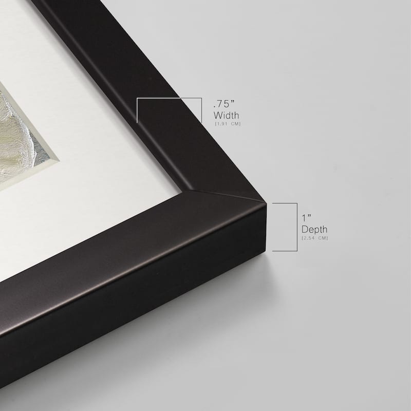 Simple Bright and Bold Detail I-Premium Gallery Framed Print - Ready to Hang