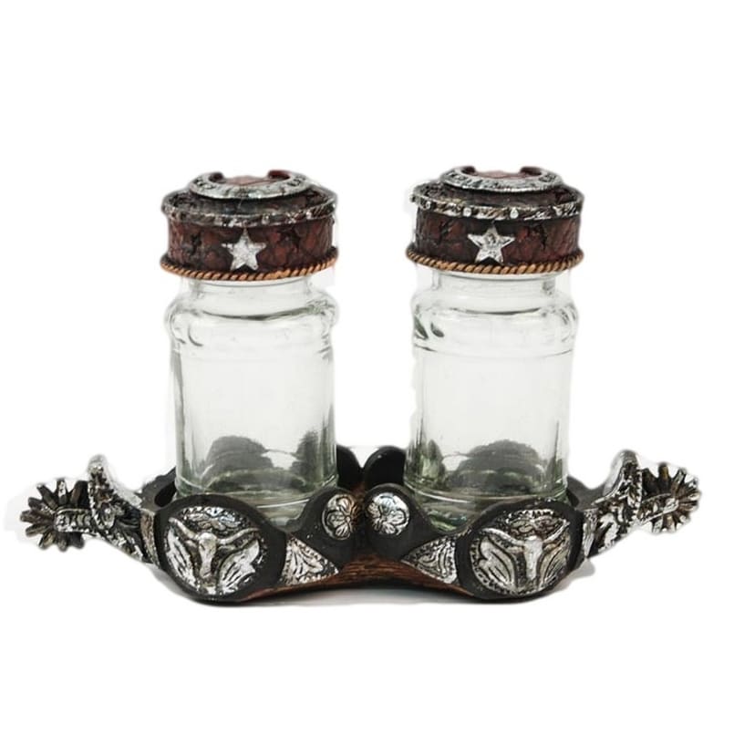 western salt and pepper shakers