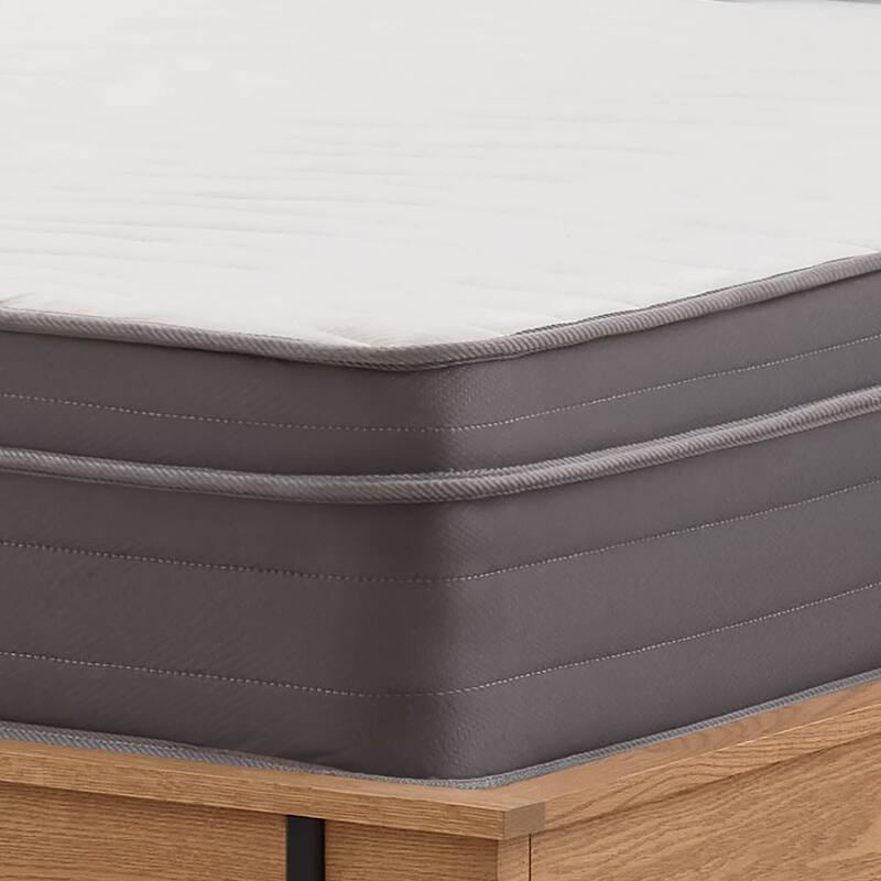 Linenspa 12 In. Plush Gel Memory Foam Hybrid Mattress