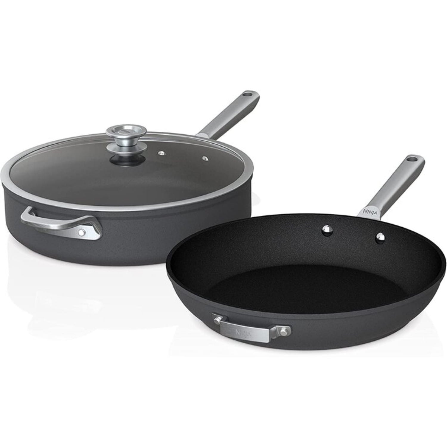 Ninja Foodi NeverStick Premium Anti-Scratch Nest System, 3-Piece Cookware Set C53300