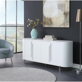Stone top store buffet cabinet