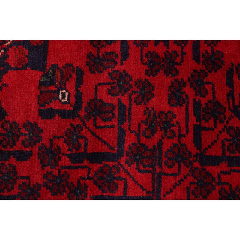 ECARPETGALLERY Hand-knotted Finest Khal Mohammadi Red Wool Rug - 4'6 x 6'7