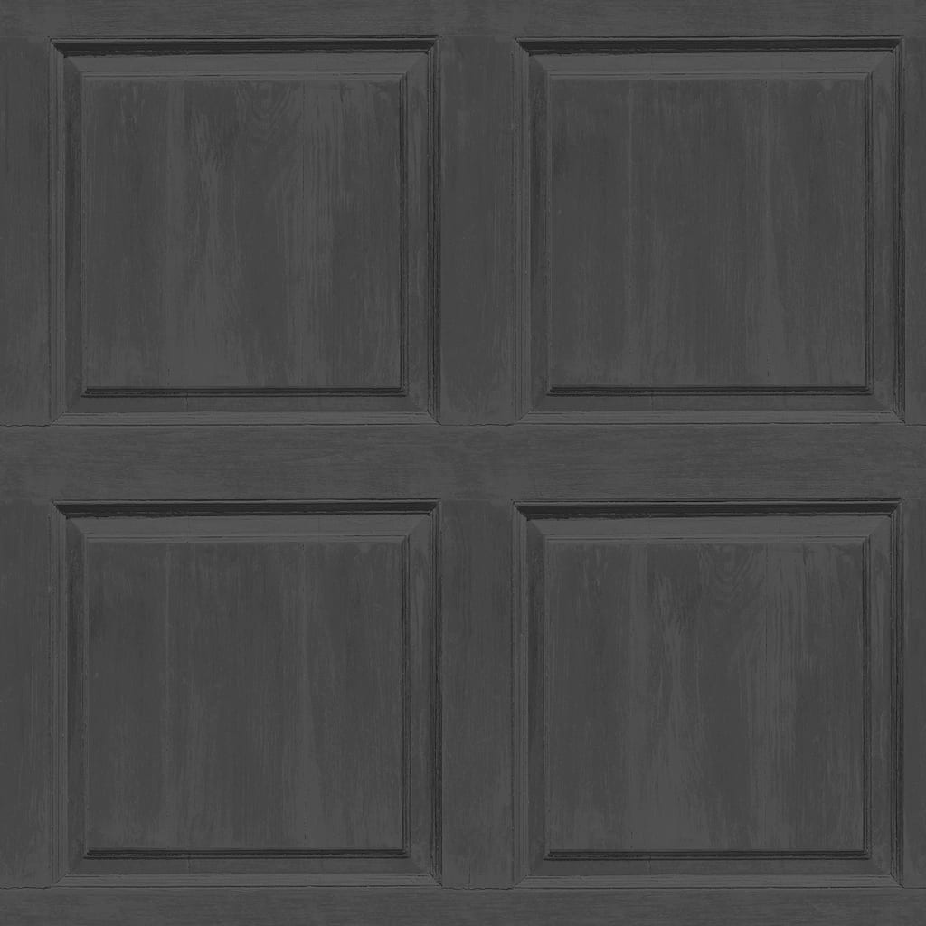 Arthouse Bellamy Charcoal Wooden Panel Wallpaper