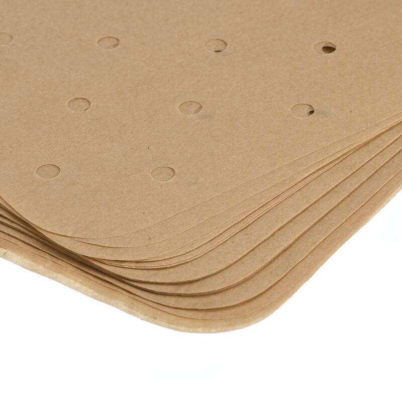 Air Fryer Parchment Paper Liners, 50pcs Non Stick Baking Paper,Brown - Brown