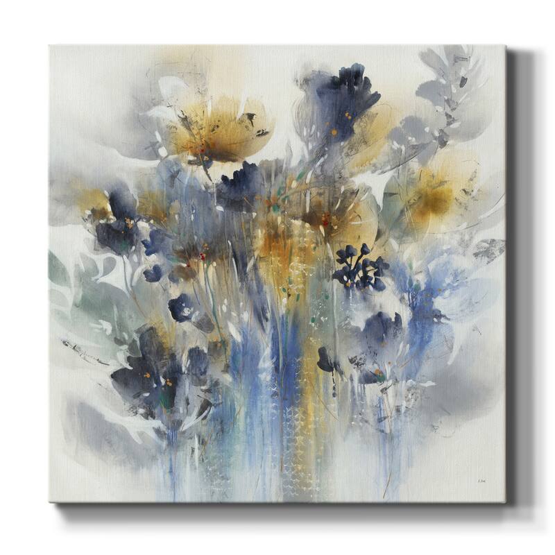 Indigo Botanical-Premium Gallery Wrapped Canvas - Ready to Hang