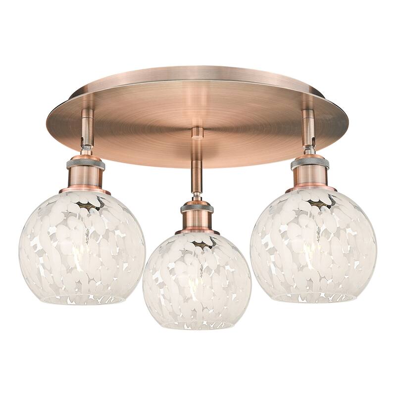Innovations Lighting 516-3C-9-18-White Mouchette-Indoor Ceiling