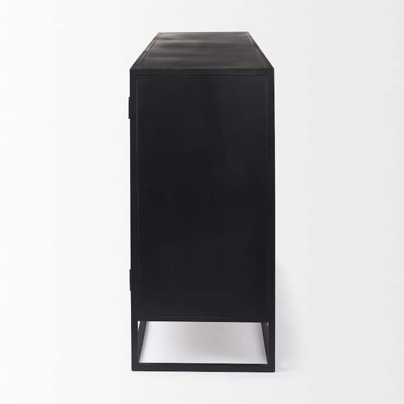 Sloan Dark Brown Solid Wood Sideboard - 80.0L x 17.0Wx 36.0H