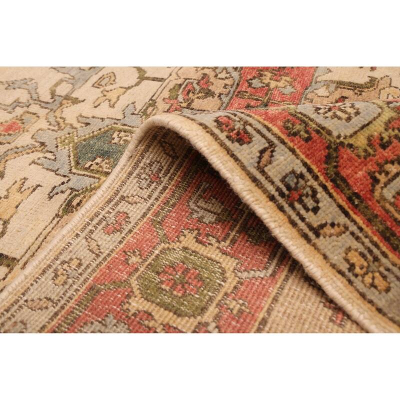 ECARPETGALLERY Hand-knotted Jules Sultane Cream Wool Rug - 4'0 x 6'3