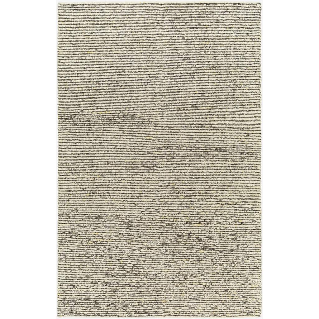 Calkins Mid-Century Modern Stripe Area Rug