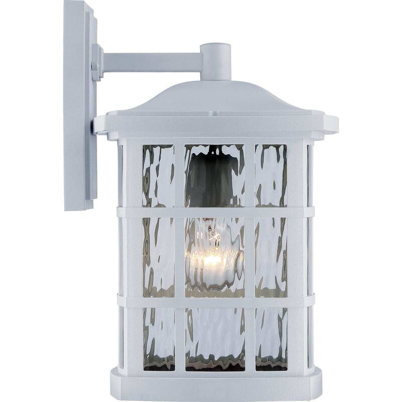 Bellevue Cambria 1 Light 16" Tall Outdoor Wall Sconce with Clear Water