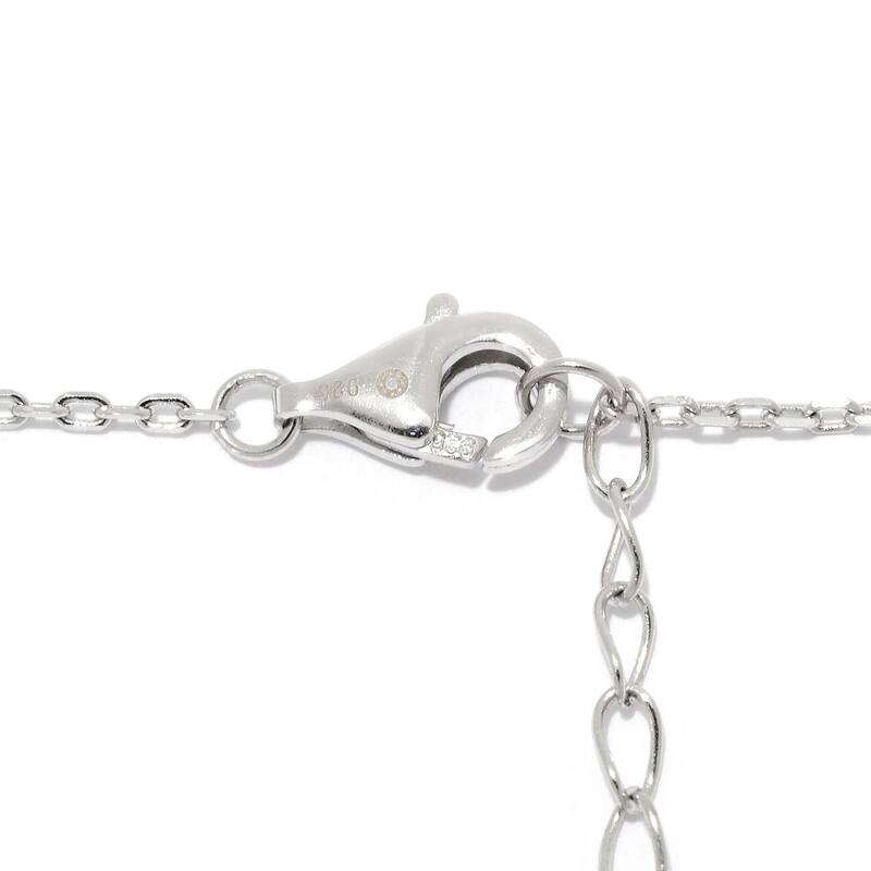 925 Sterling Silver Green Onyx Pendant