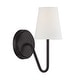 preview thumbnail 1 of 10, Meridian M90054 11" Tall Wall Sconce with 8" Extension Oil Rubbed Bronze