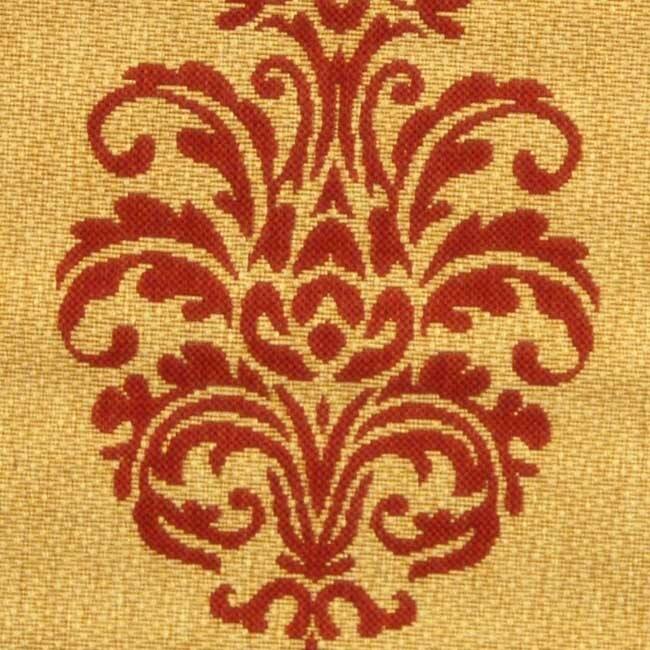 SAFAVIEH Courtyard Pauley Damask Indoor/ Outdoor Waterproof Patio Backyard Rug