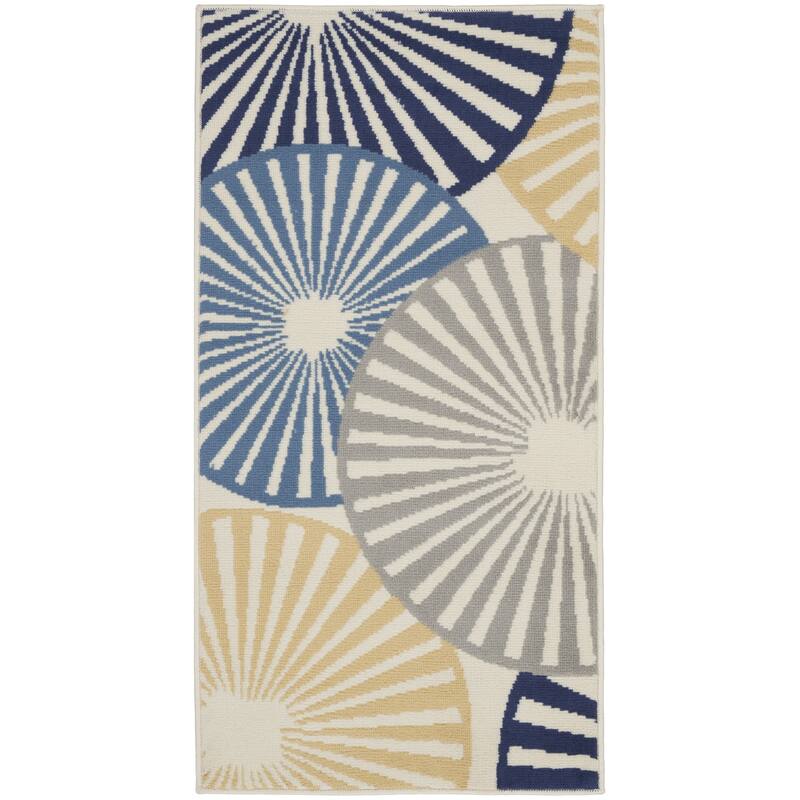 Lofiz Power Loomed Geometric Modern Durable Area Rug By HomeRoots