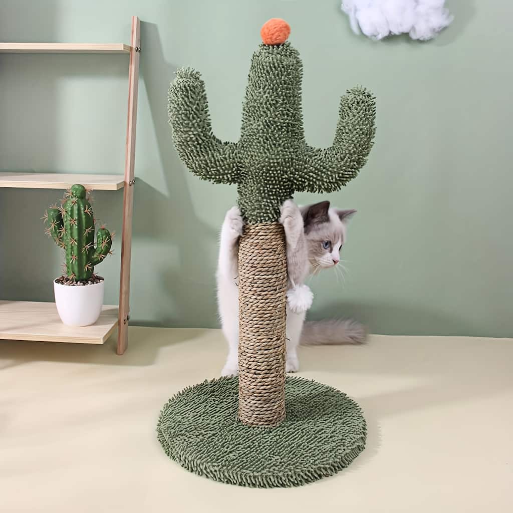 Anmytek Durable Cactus Cat Scratcher - Christmas Gift, Promotes Claw Health & Interactive Play