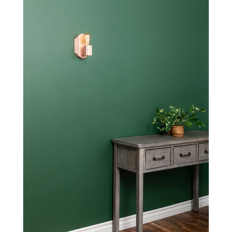 Ceramic Deco Rectangle Wall Sconce