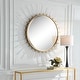preview thumbnail 6 of 5, Uttermost 09883 Oracle 55-1/4" Diameter Sunburst Framed Bathroom
