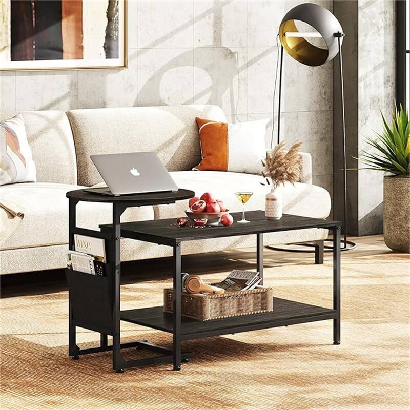 Coffee Table - 19.69"D x 34.76"W x 24.17"H