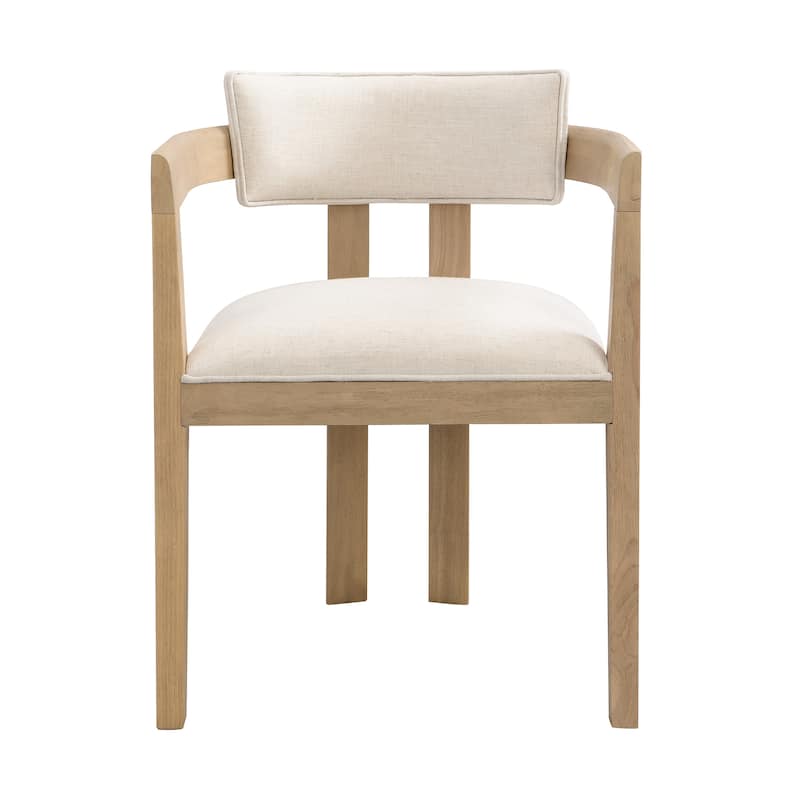 Arkenis 7pc Dining Set with Cushioned Seat and Back, Rubberwood by Christopher Knight Home