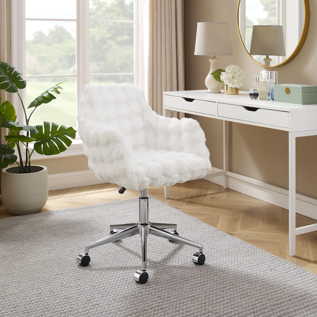 Fiona Office Chair White Cloud Bubble
