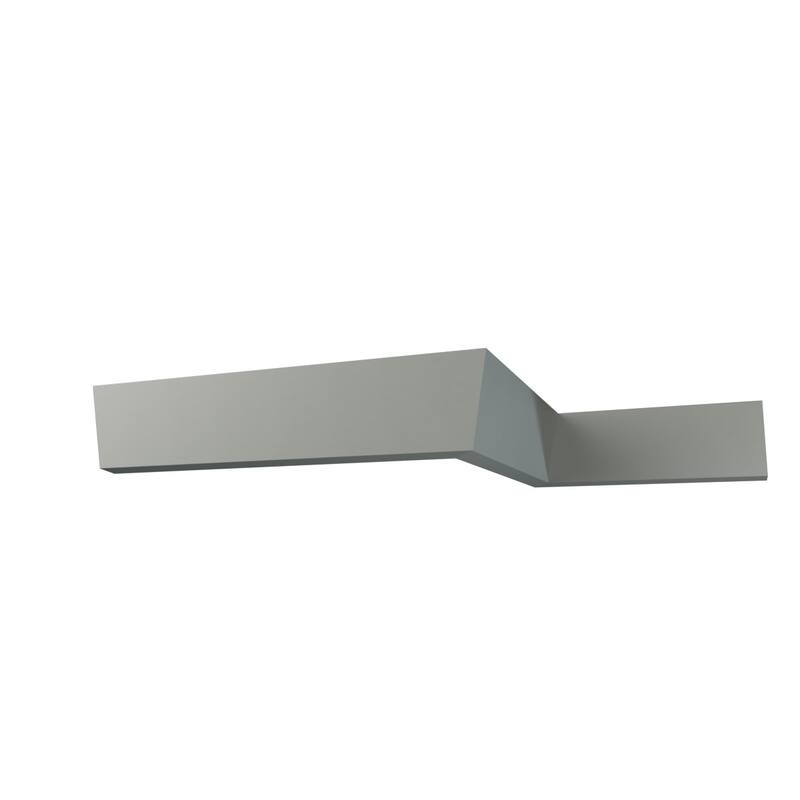 3 1/4"H x 7"P x 96"L Levi Crown Moulding - 1-Pack