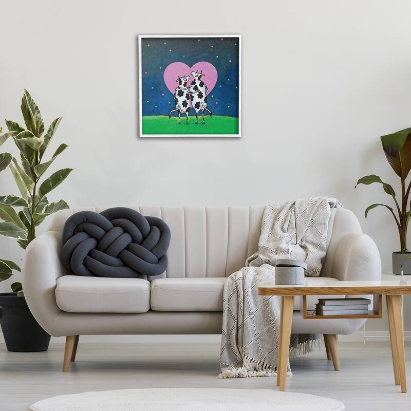 Stupell Loving Significant Udder Framed Giclee Art Design By Roger Straub