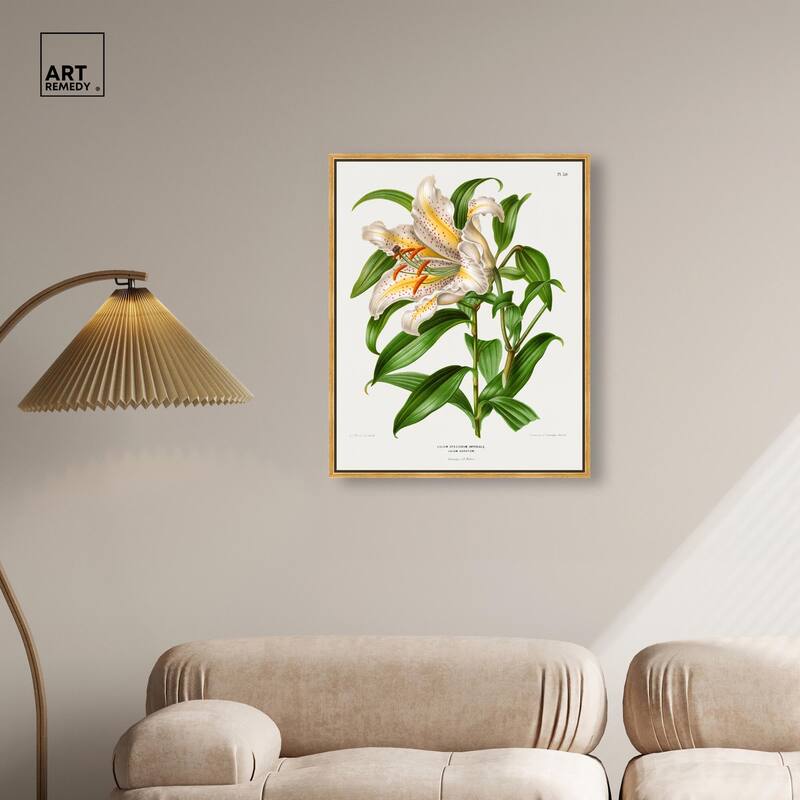 Lilium Speciosum Imperiale Canvas by Art Remedy