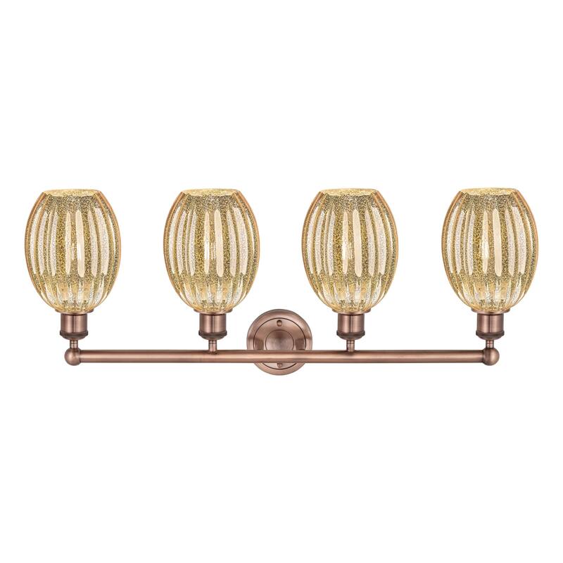 Innovations Lighting Endless Possibilities Edison - Preston - 4 Light 33" Bulb Shade Bath Vanity Light