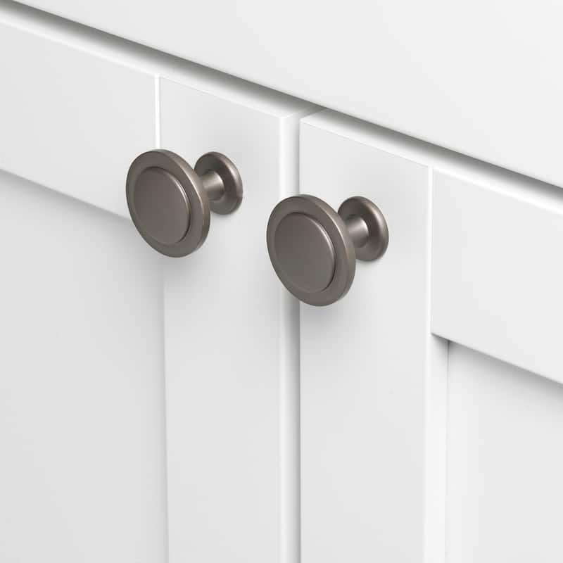 Gliderite 1-1/4 Inch Classic Round Ring Cabinet Knob - 80960-GPH