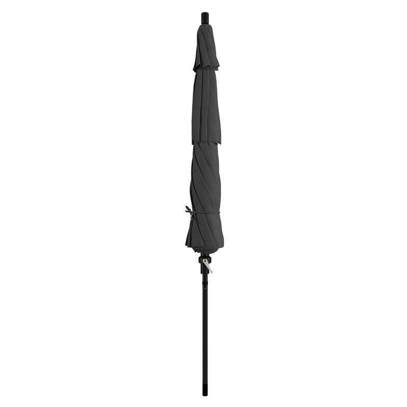 California Umbrella 11-Foot Round Aluminum, Crank Open Collar Tilt Patio Umbrella, Sunbrella Fabric
