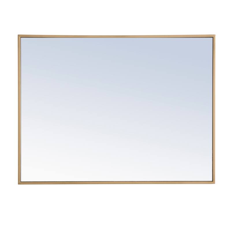 Strick & Bolton Posey Rectangular Metal Mirror