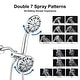 preview thumbnail 17 of 17, YASINU 7 Function Dual 2 in 1 Shower Handheld Showerhead & Rain Shower Combo