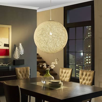 Rope Pendant Lamp (24" Dia)