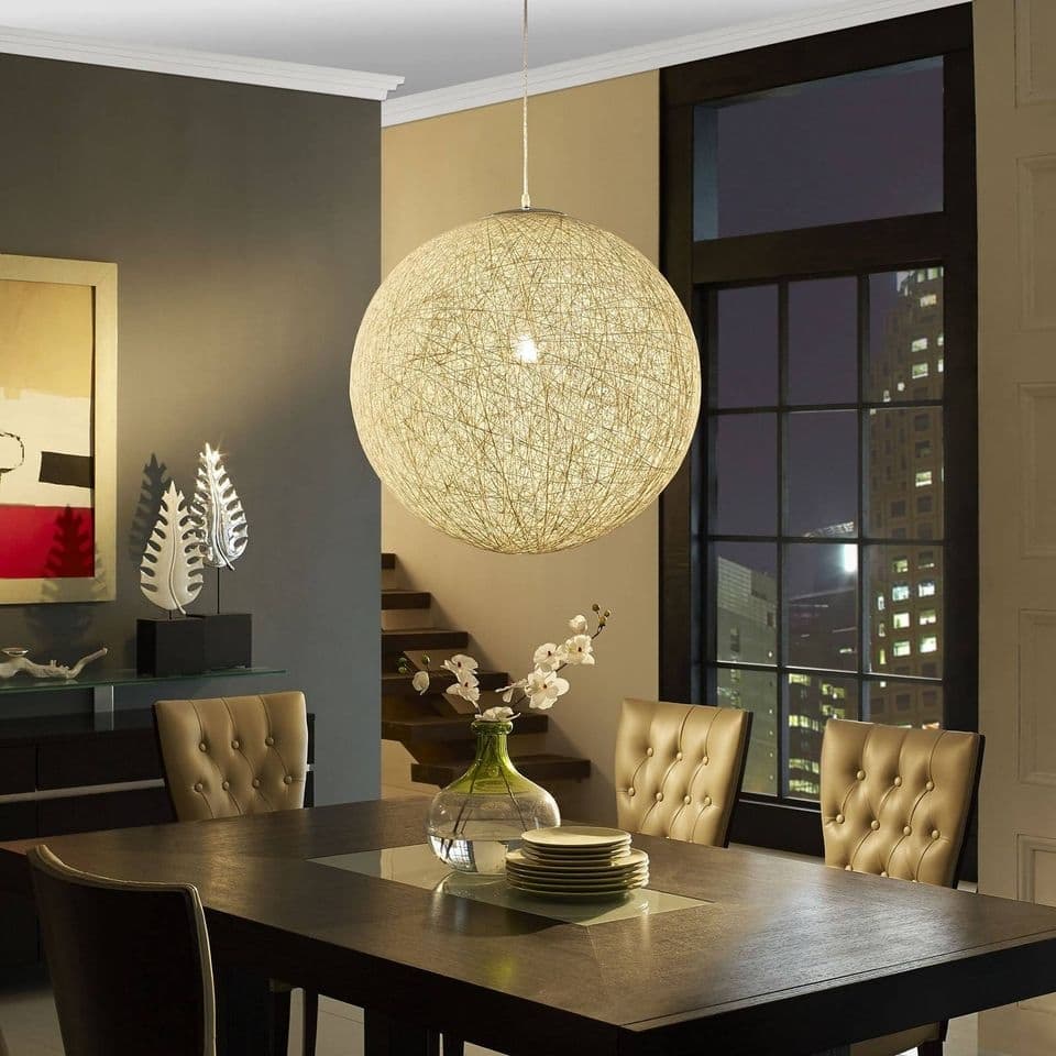 Rope Pendant Lamp (24" Dia)