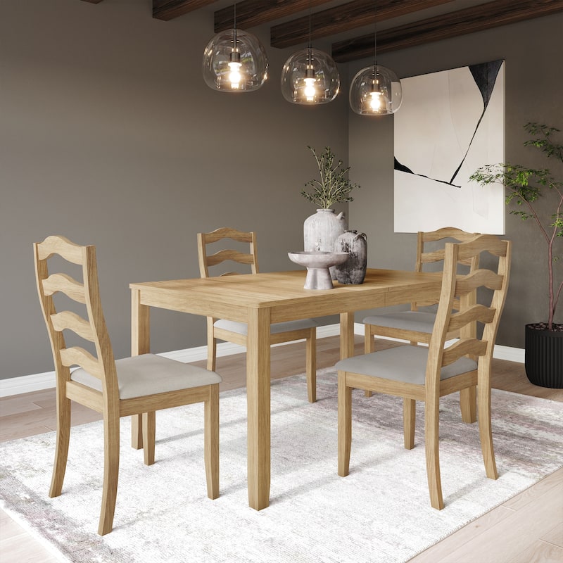 CraftPorch Sophistique 5-piece Wooden Dining Set