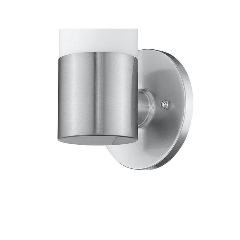 Modern 1 Light Wall Sconce with Simple Design in Nickel