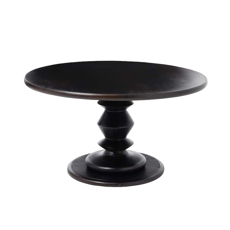 Berns Solid Wood Pedestal Coffee Table