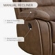 preview thumbnail 5 of 60, Lauren Manual Recliner Glider Rocker Chair for Living Room