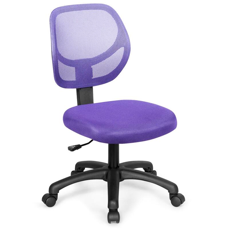 Costway Mesh Office Chair Low-Back Armless Computer Desk Chair