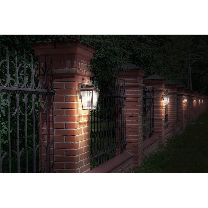 The Great Outdoors 72172-189 Irvington Manor 3 Light 17" Tall Outdoor