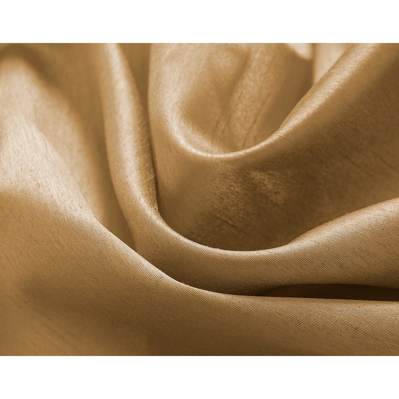 Nancy Faux Silk 63-inch Grommet Curtain Panel - 54 x 63 in. - 54 x 63 in.