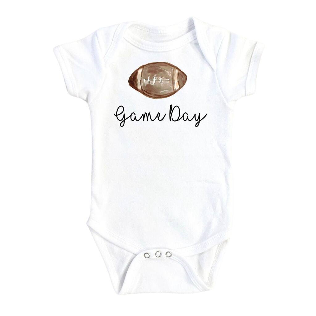 Football Game Day - Baby Boy Girl Clothes Infant Bodysuit Funny Cute Newborn