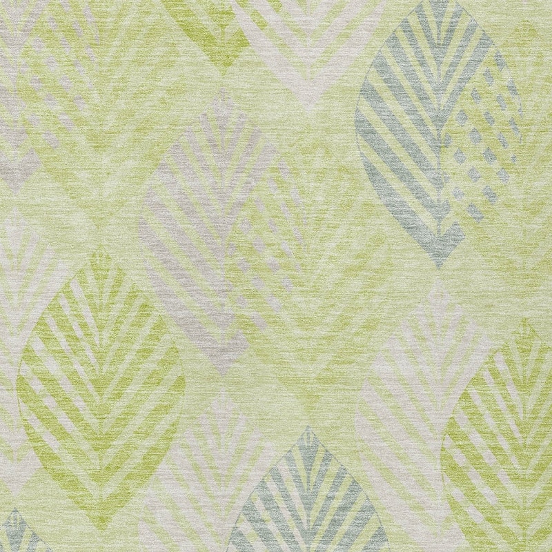 HomeRoots Floral Transitional Rectangle Outdoor Rug