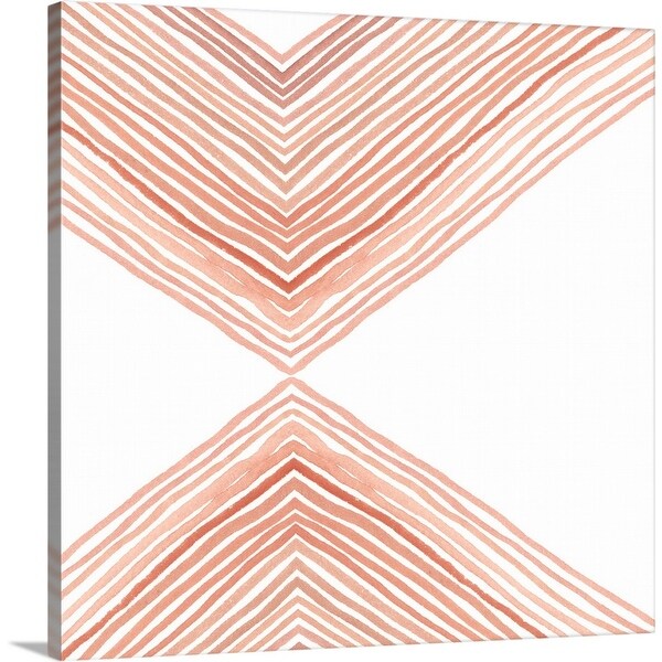 "Peach Arrow I" Canvas Wall Art