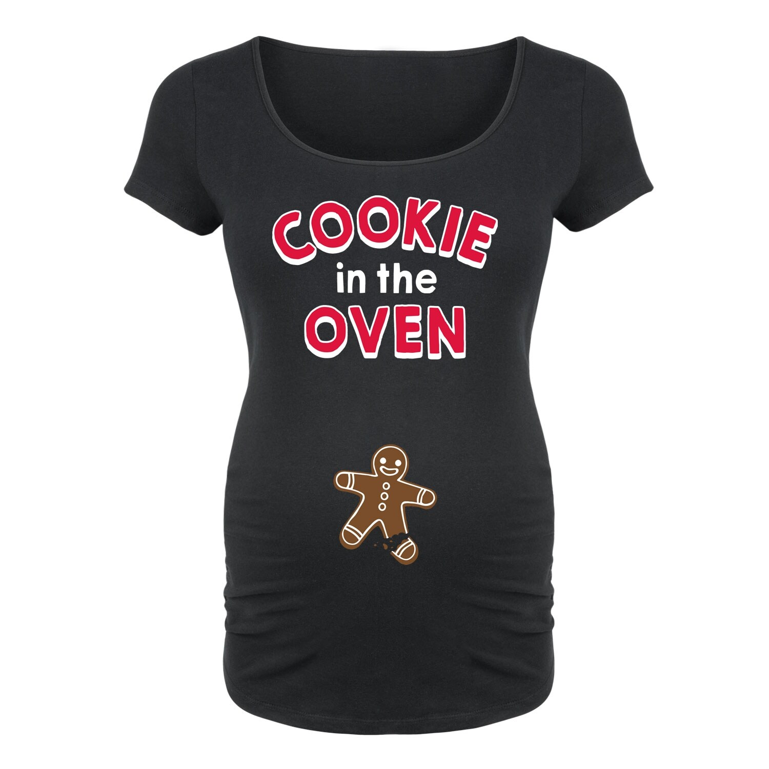 Shop Cookie In The Oven Maternity Scoop Neck Tee Shirt