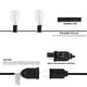 preview thumbnail 18 of 16, JONATHAN Y 10 ft C7 String Lights - 10-Light, Indoor/Outdoor - 10-Light