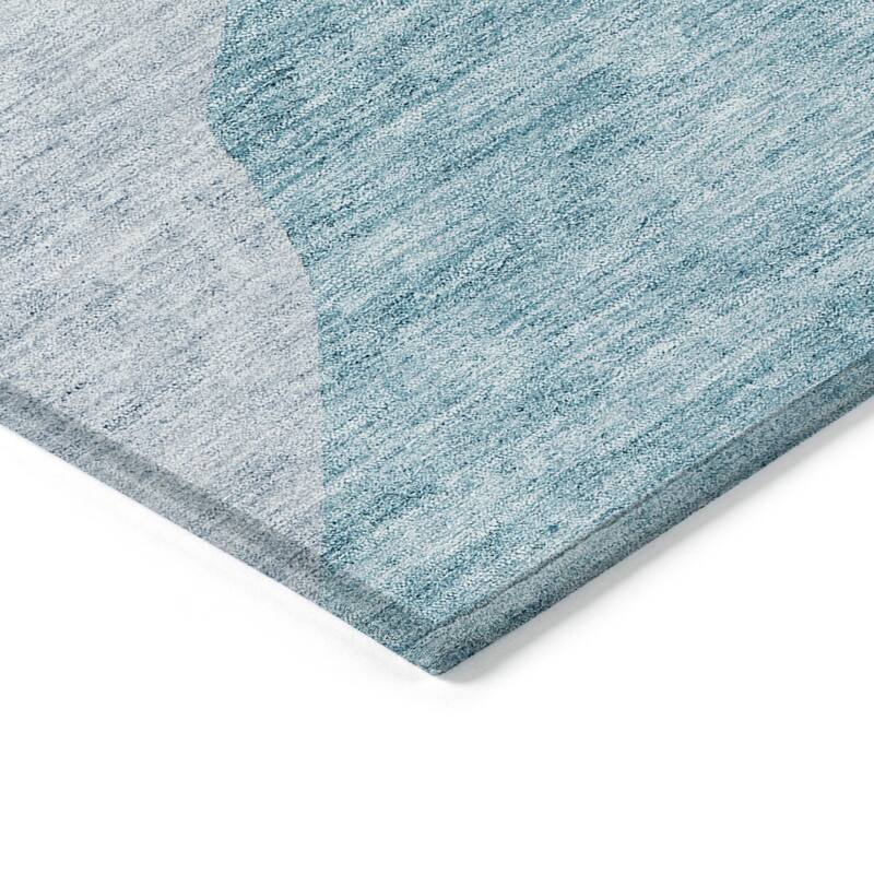HomeRoots Abstract Transitional Rectangle Outdoor Rug
