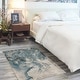 preview thumbnail 59 of 81, Nourison Maxell Modern Glam Abstract Area Rug 3' x 5' - Ivory/Teal - Runner/Rectangle